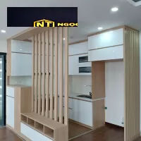 Xưởng  Nội Thất Ngọc Thịnh - Vách ngăn phòng khách với phòng ăn